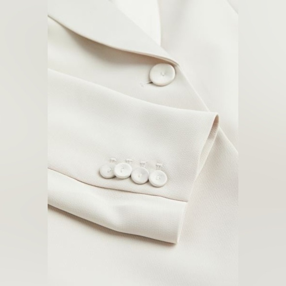 Shawl-Collared Jacket Blazer Oversize - image 4